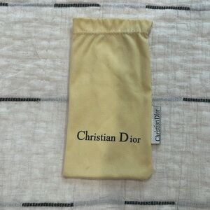 Small Cute Christian Dior Dust Bag for sunglasses